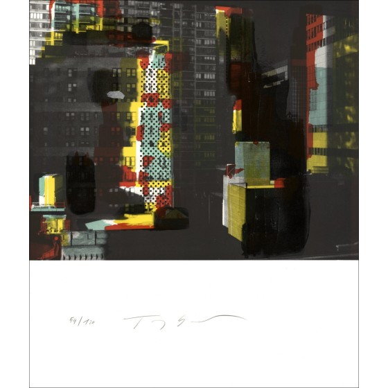 Kaufen Sie New York Tony Soulié Original-Lithographie 