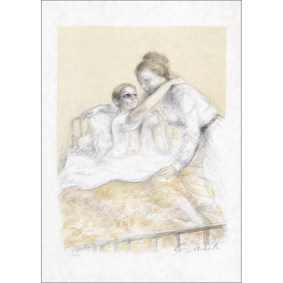 Moretti Lucien Philippe - Original-Lithographie "Der nummerierte und unterschriebene Spielplatz, Papier Japan
