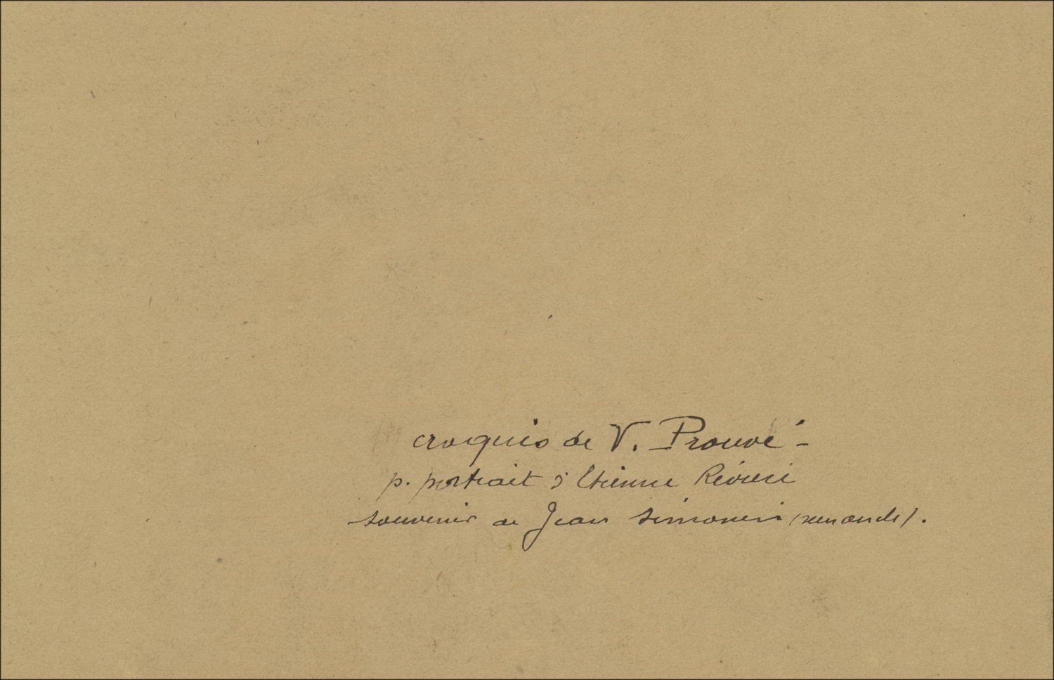 Victor bewährt - ursprünglicher Bleistiftzeichnung 32x42cm Porträt