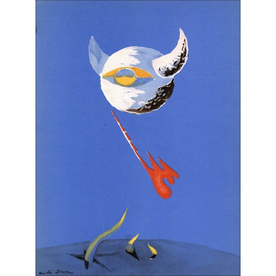 André Masson - Litografia originale "La luna" 35x26cm - 1938