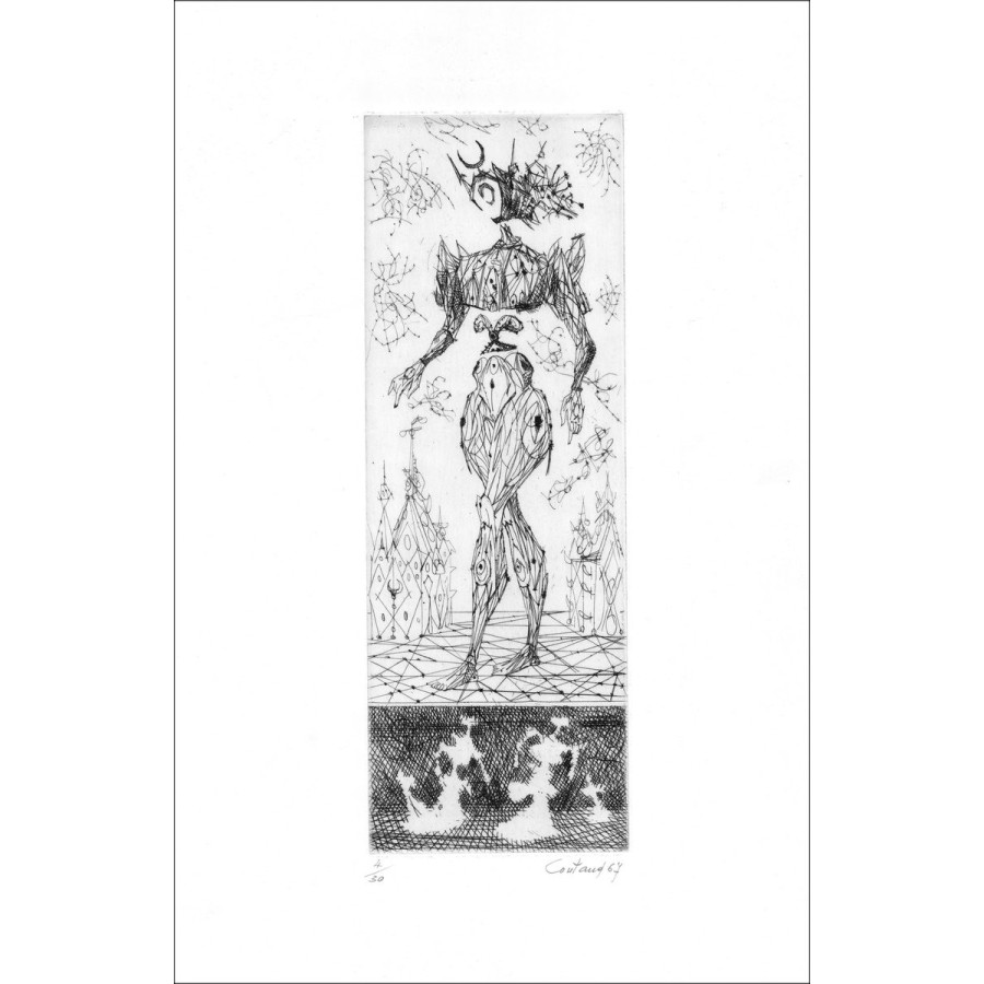 Buy Original Lucien COUTAUD Original Girl