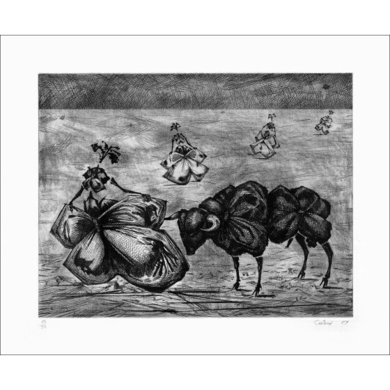 Kaufen Sie Originalgravur Lucien Coutaud Corrida Fleurie