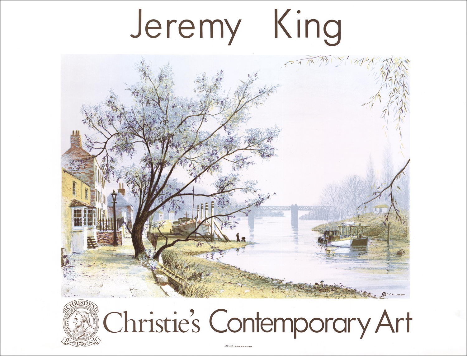 Expositie Christie's Contemporary Art" 53x65cm - 1970