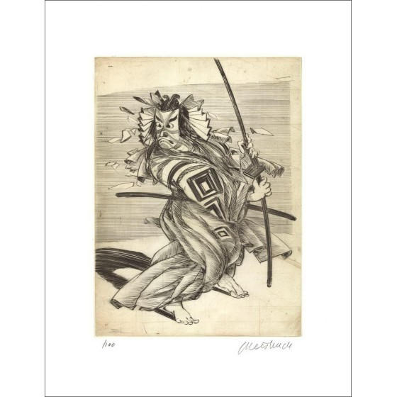 Acquista Claude Etching Claude Weisbuch The Kabuki Dancer 2011