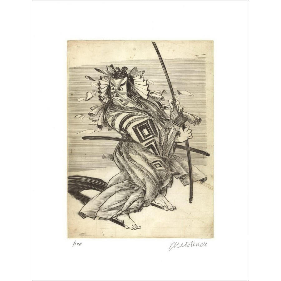 Acquista Claude Etching Claude Weisbuch The Kabuki Dancer 2011