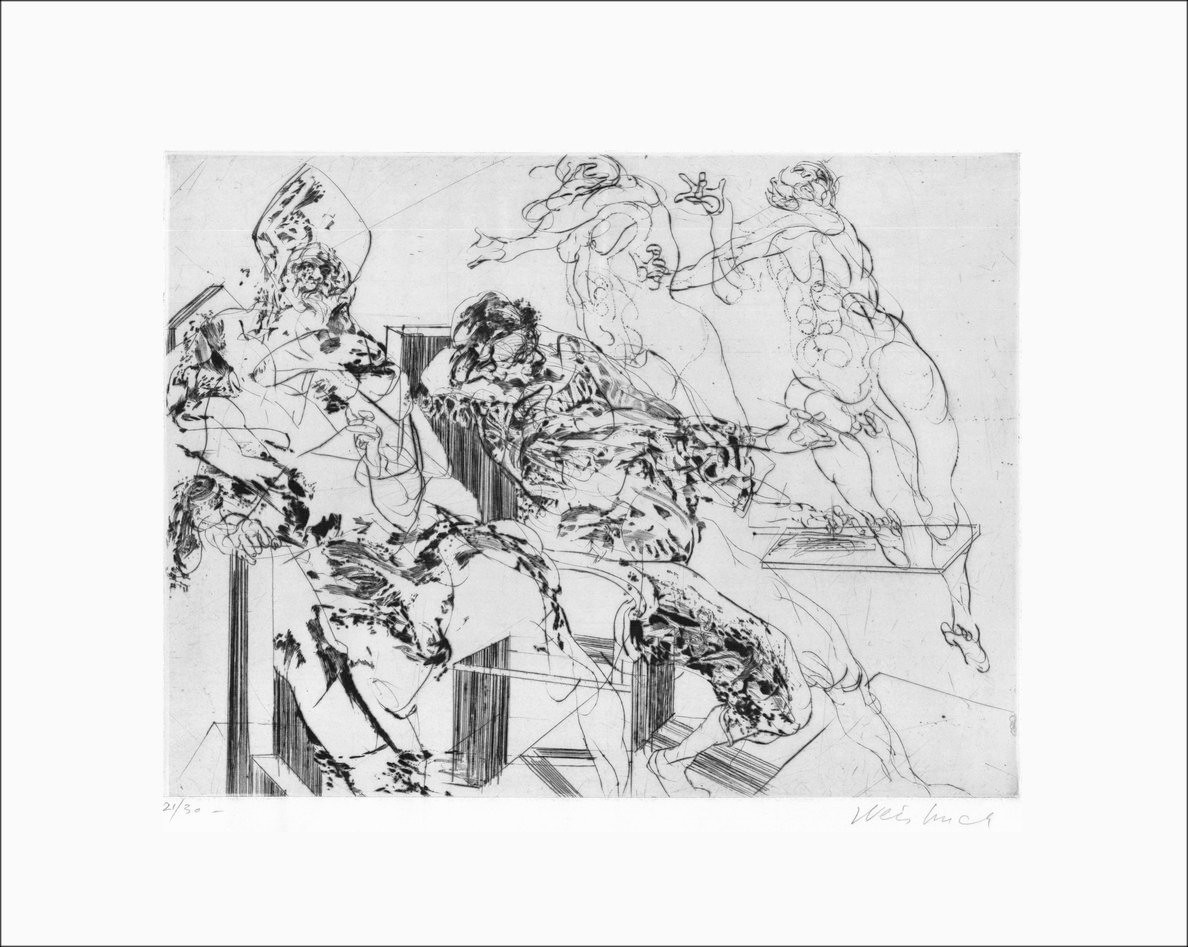 Buy Bishop and painter of Claude WEISBUCH Original 1968 engraving