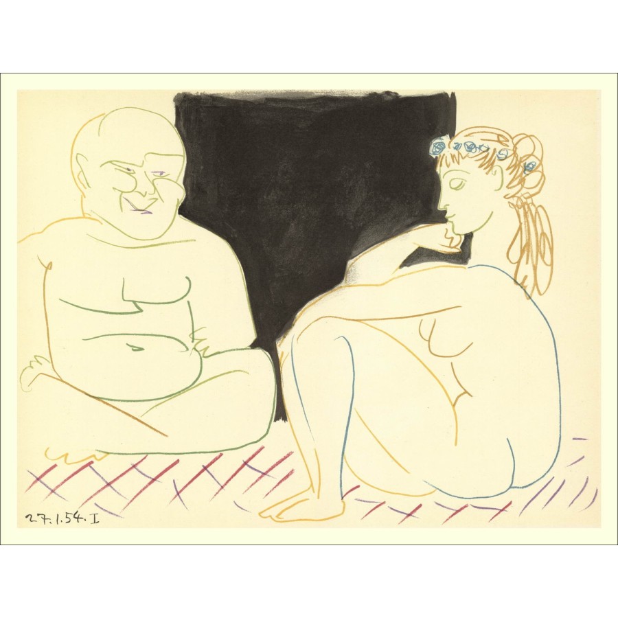 Buy Pablo PICASSO Lithograph Human Comedy 27.1.54. I