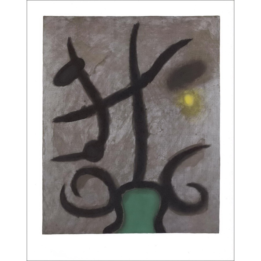 Comprar la composición de la litografía de Joan Miro 10, mujer sentada 1965