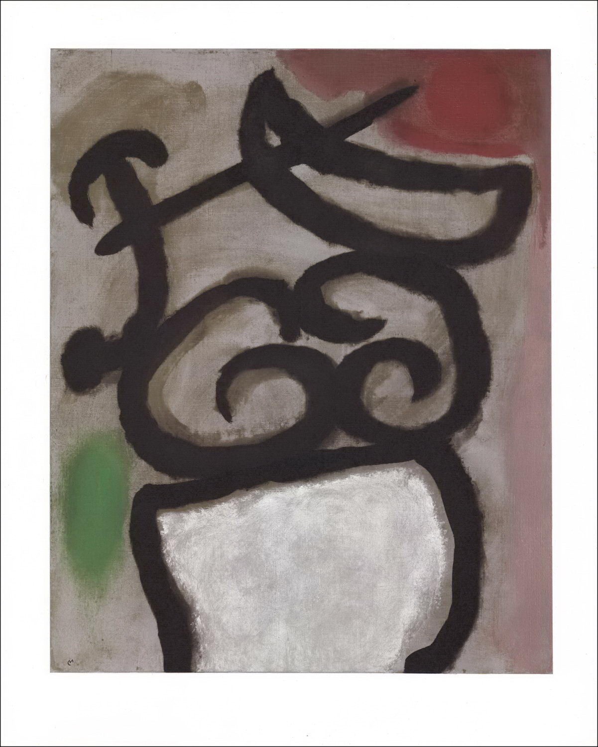Acquista Litografia Joan Miro Composizione 13, donna seduta dal 1965