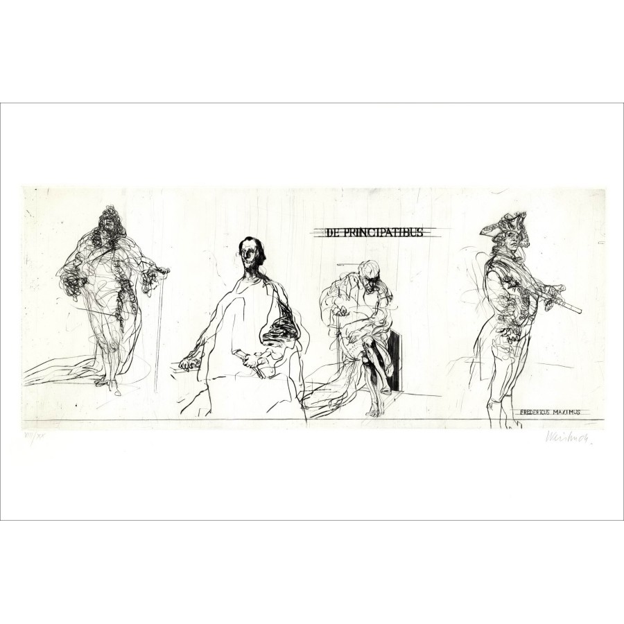 Acquistare Claude WEISBUCH Gravura originale De Principatibus II 1972 