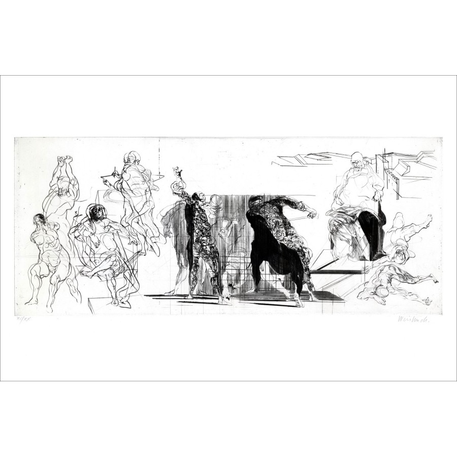 Buy Original engraving Claude WEISBUCH De Principatibus III 1972 