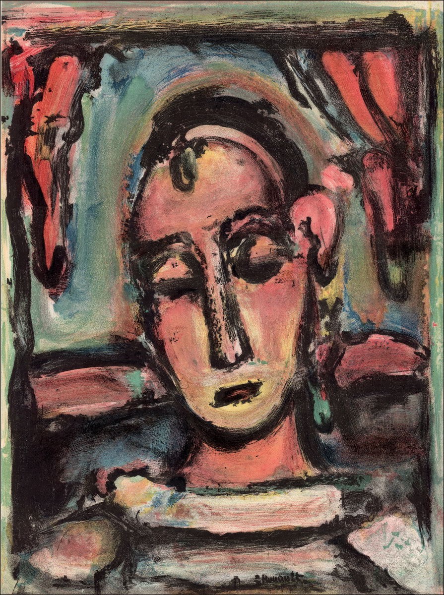 Gefra_Latn ROUAfra_Latn - Lith 1939 "Portret van een vrouw" 1939lot 1939