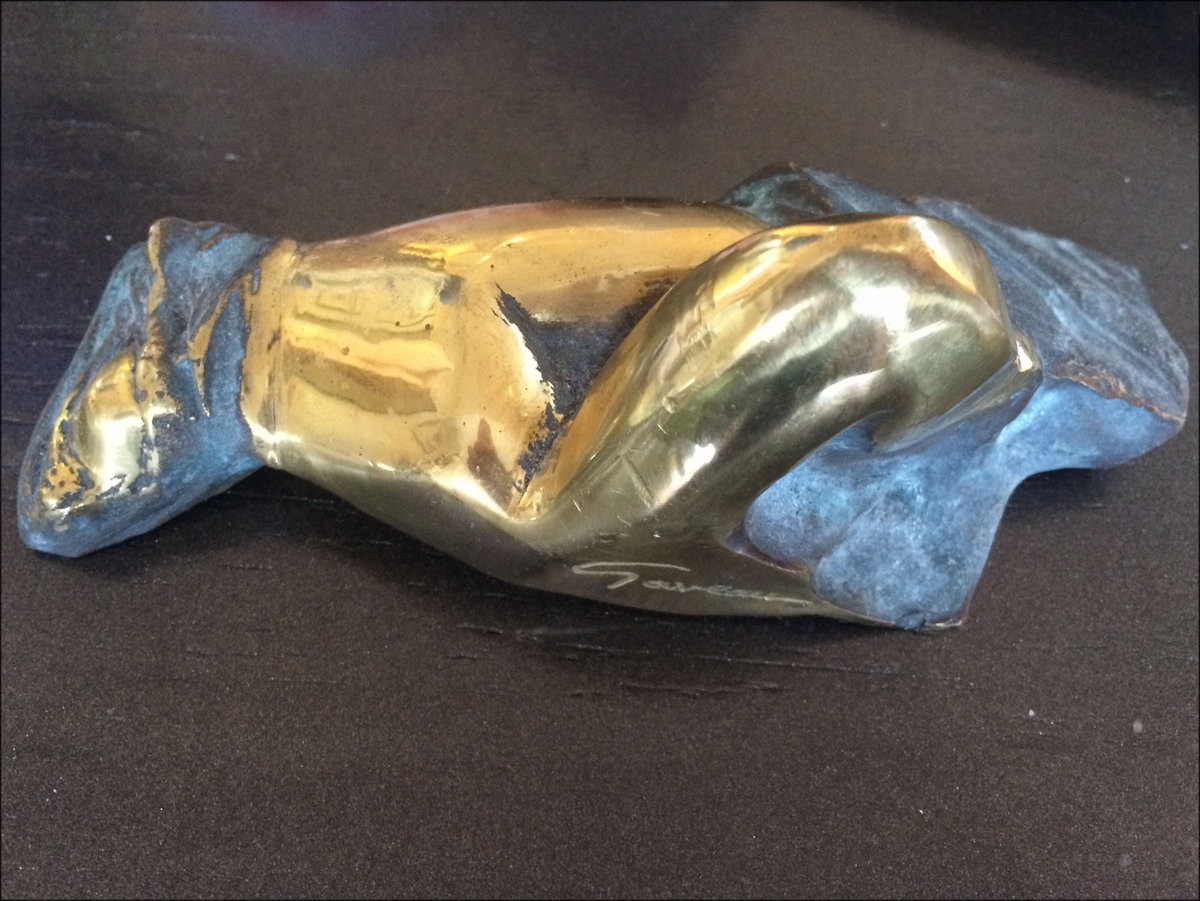 Compre una escultura de bronce original Claude Gaveau Gaveau Woman