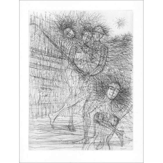 Aankoop Jean CARZOU Originele gravure Les Illuminations 01 1969