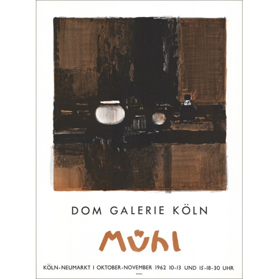 Kaufen Sie Roger Mühl Lithographie Ausstellungsgalerie Köln, Köln 1962