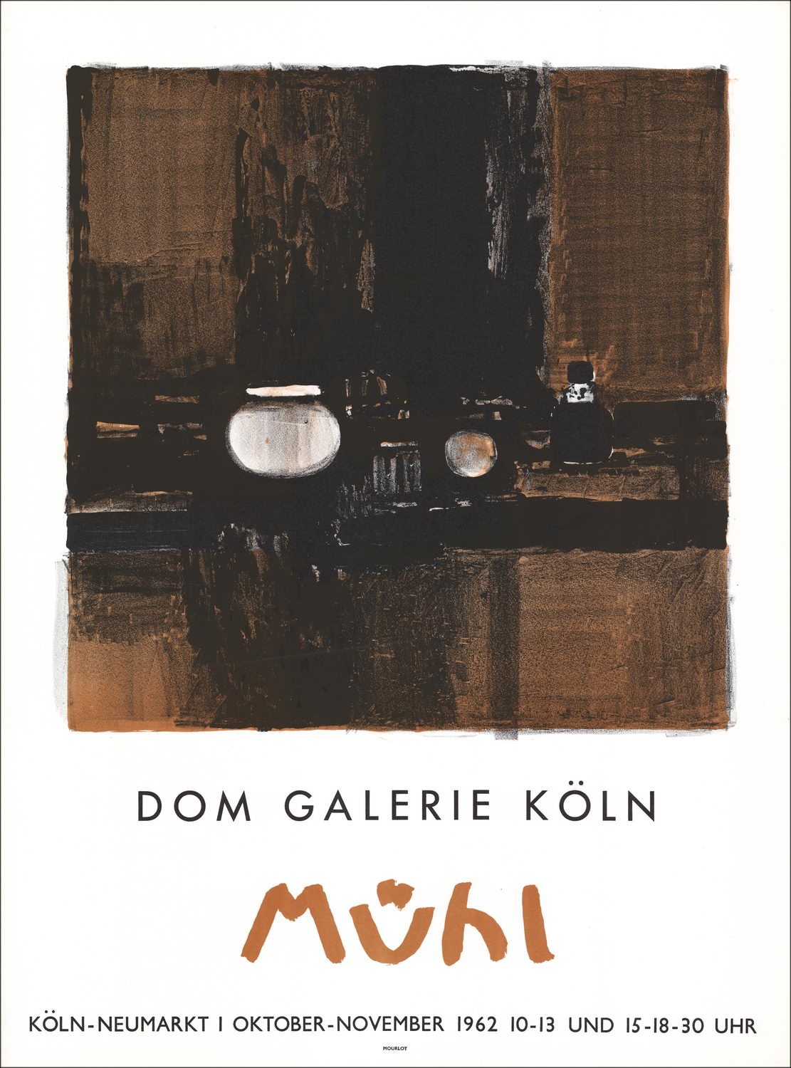 Comprar Roger Muhl Litografía Galería de exposiciones Köln, Colonia 1962