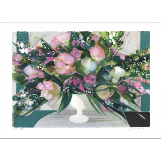 Acquista Camille Hilaire Le Bouquet XIV Litografia originale 