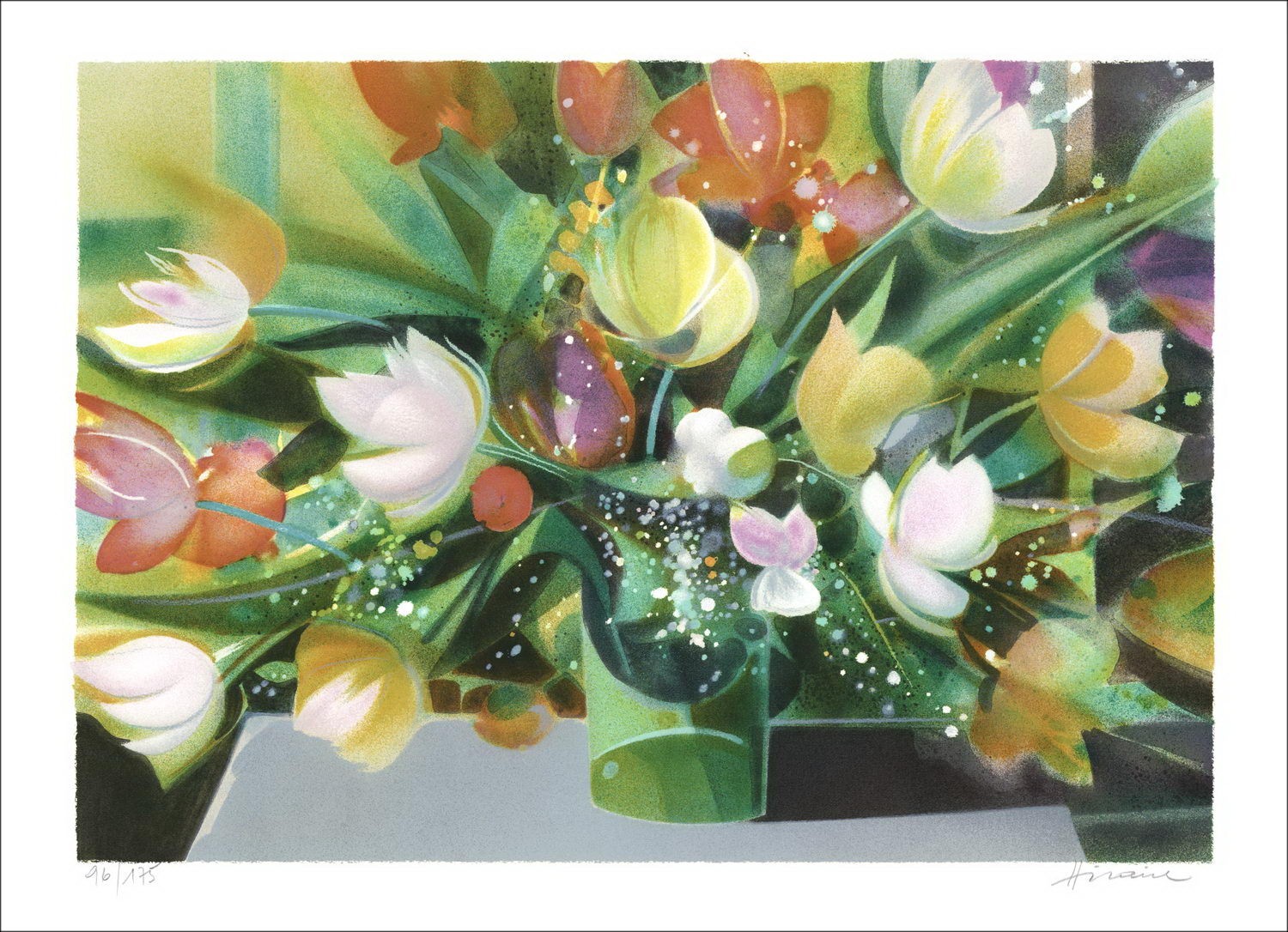 Acquista Camille Hilaire Le Bouquet XV Litografia originale