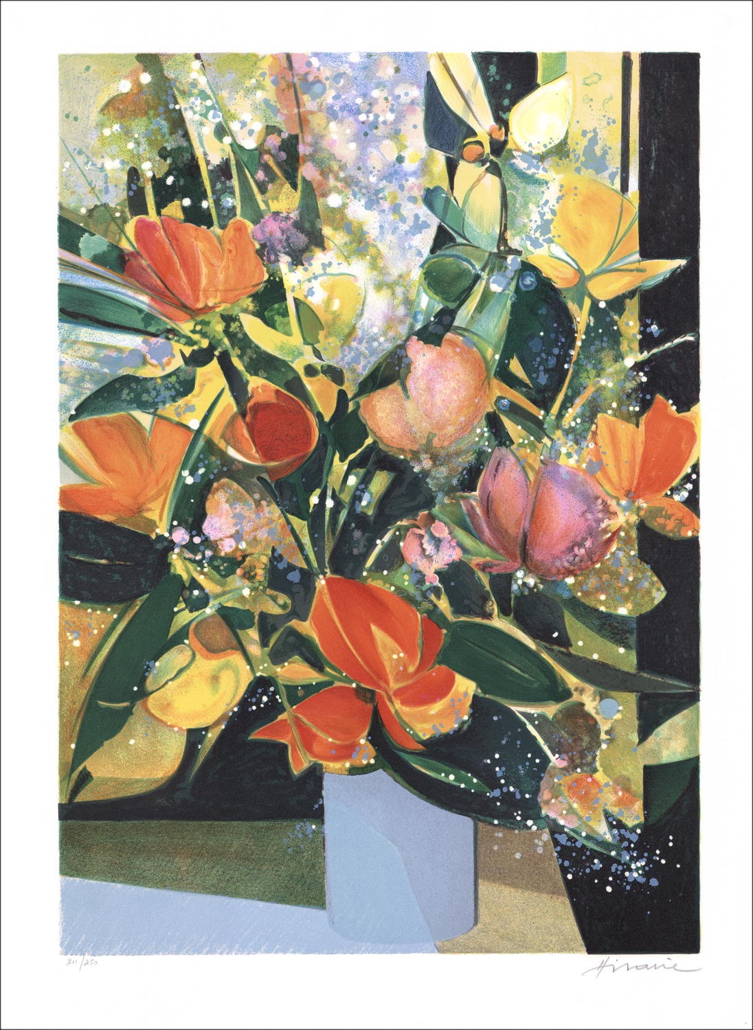 Acquista Camille Hilaire Litografia originale Il bouquet XVI 