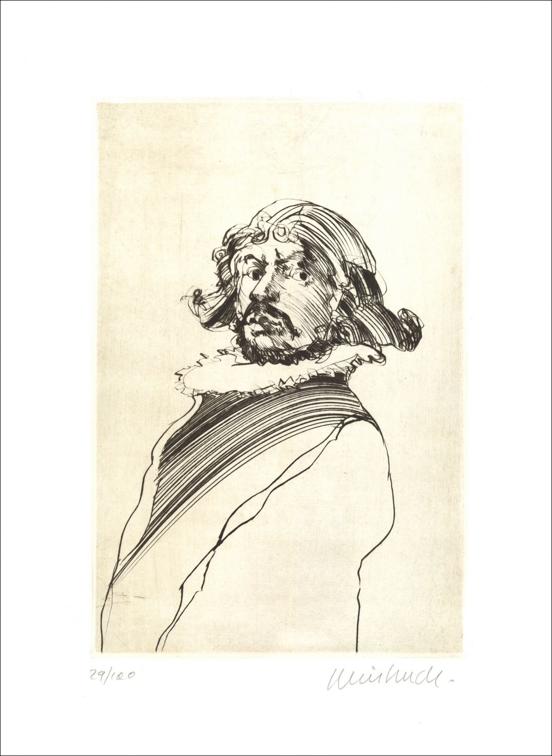 Acquista Claude Weisbuch omaggio a Jacques Callot II 2012 Incisione originale