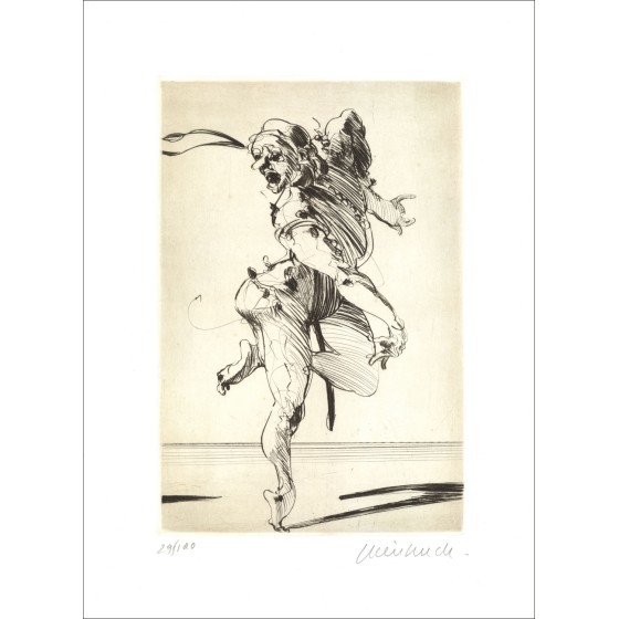 Aankoop Originele gravure Claude WEISBUCH Hulde aan Jacques CALLOT IV 2012 
