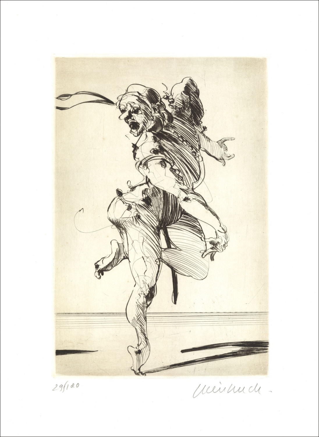 Achat Gravure Originale Claude WEISBUCH Hommage à Jacques CALLOT IV 2012 