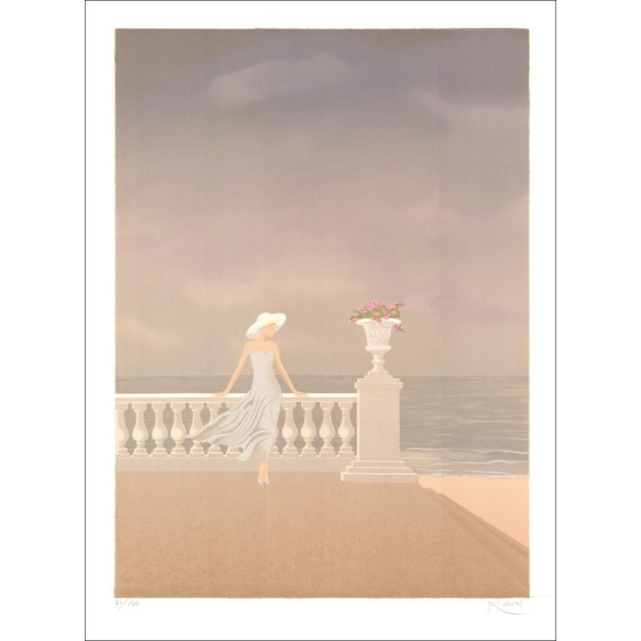 RETIVAT Annie  - Original Lithograph "Etretat" signed and numbered in pencil