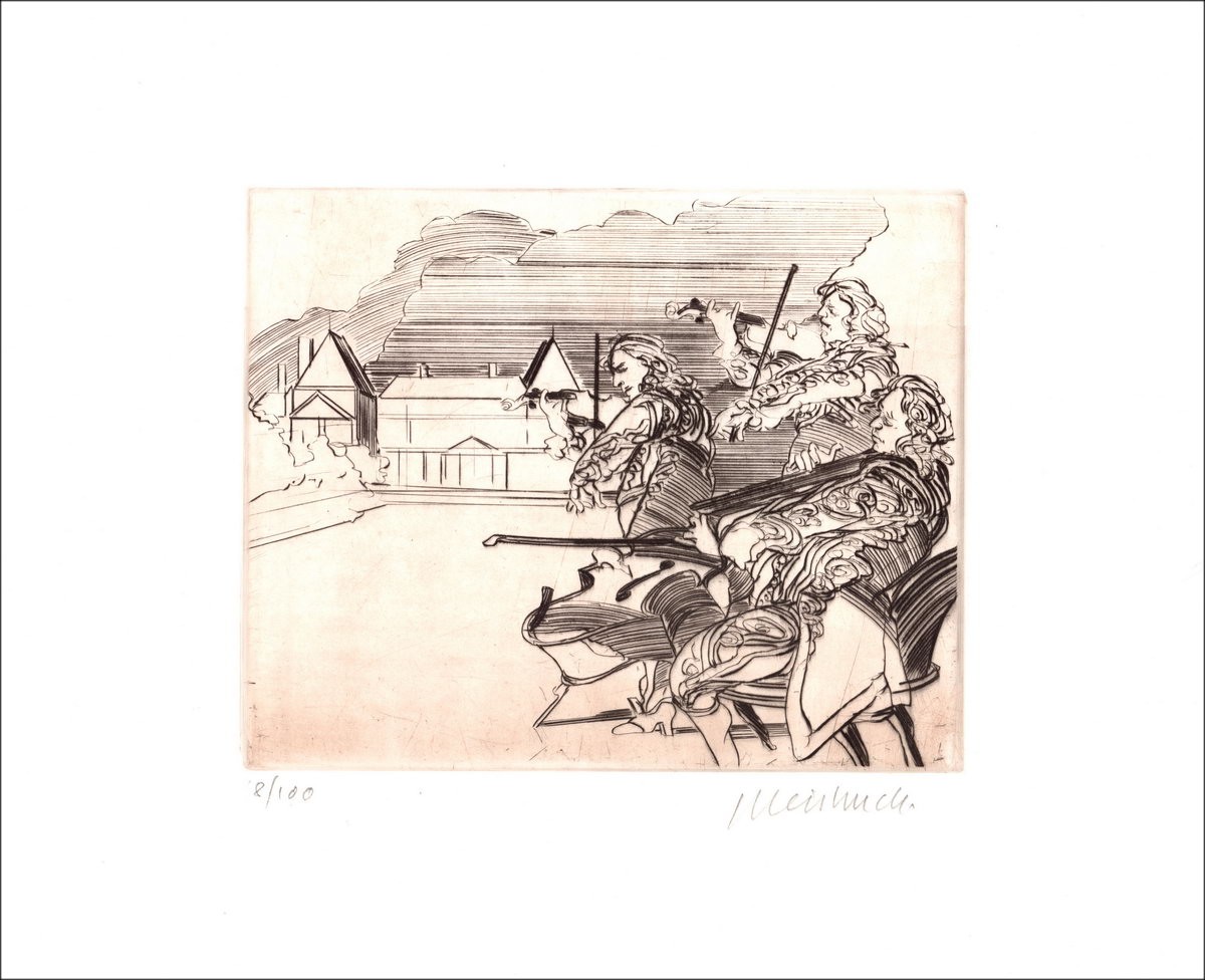 Acquista Claude Weisbuch Il concerto in Rueil-Malmaison Incisione originale