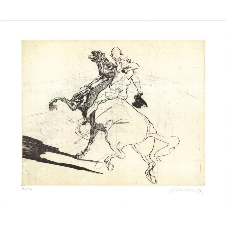 Comprar Claude Weisbuch Original grabado Souvenirs of Zingaros 1989