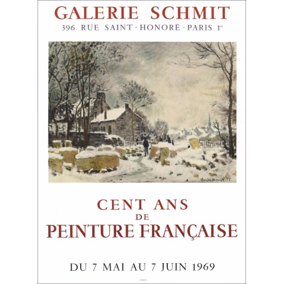Claude Monet - Lithographie "Ausstellung Galerie Schmit, Paris" 65x47cm - 1969