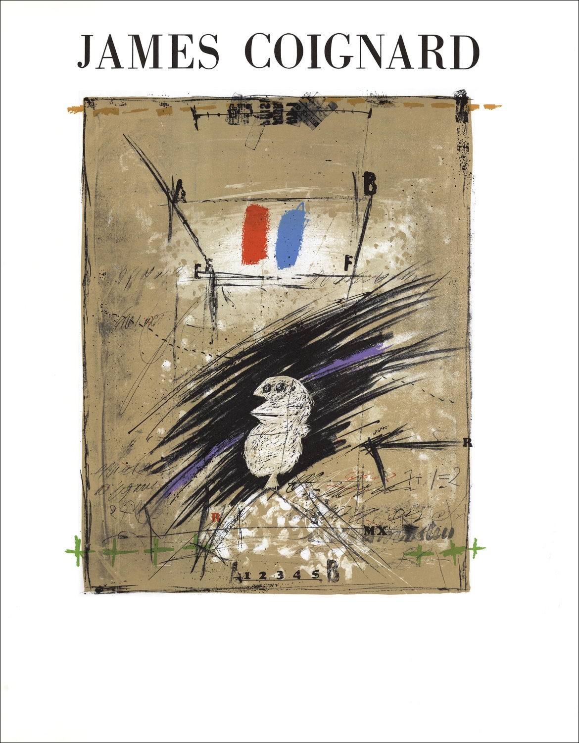 James Coignard - Litografía "Composición" 77x60cm - 1977