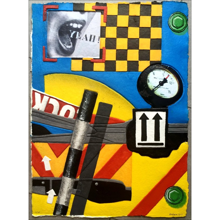Peter Klasen - Yeah, originale Aquagrarure | Galerie125