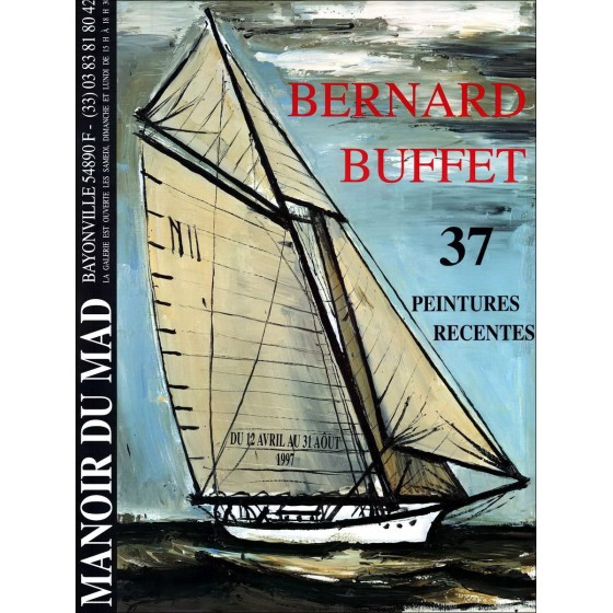 Buy Bernard Buffet Poster / Poster Das Segelboot