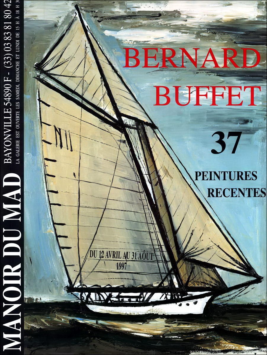 Buy Poster of Bernard BUFFET The Sailboat