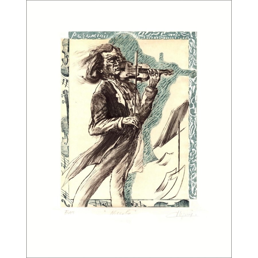 Jean Dupuis - Litografia originale "NICCOLO"