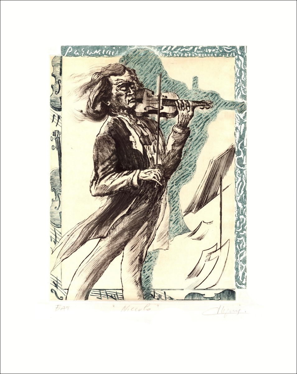 Jean DUPUIS - Original Lithograph "Niccolo"