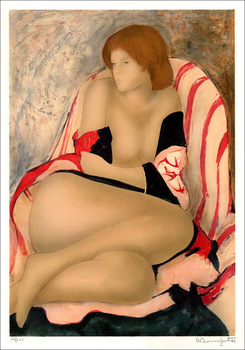 Comprar Mujer desnuda en Alain Lithograph Alain Bonnefoit