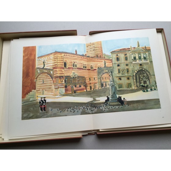 Acquista Yves Brayer Illustrated Venice Lavoro a Roma Disegno originale in Inchiostro