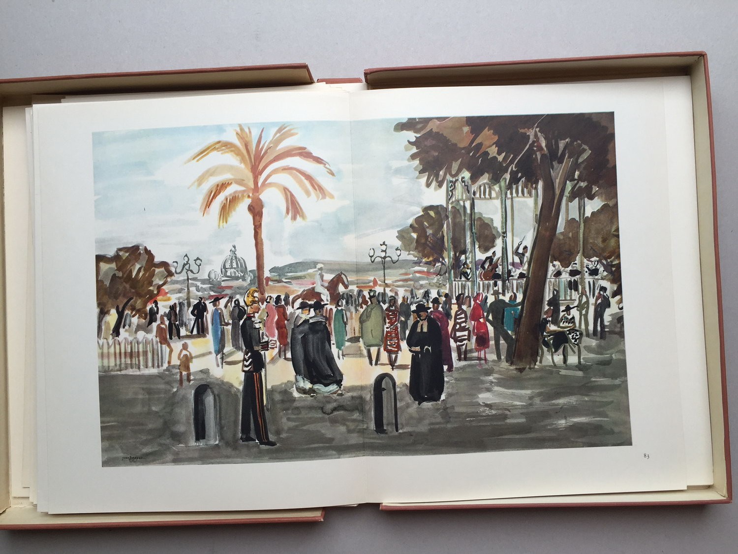 Compre Yves Baja Illustrated Venecia Trabajo en Roma Dibujo original en tinta