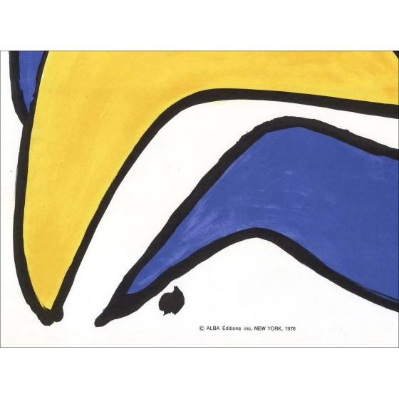 "Our Unfinished Revolution" by Alexander Calder 1976 - Original Lithograph