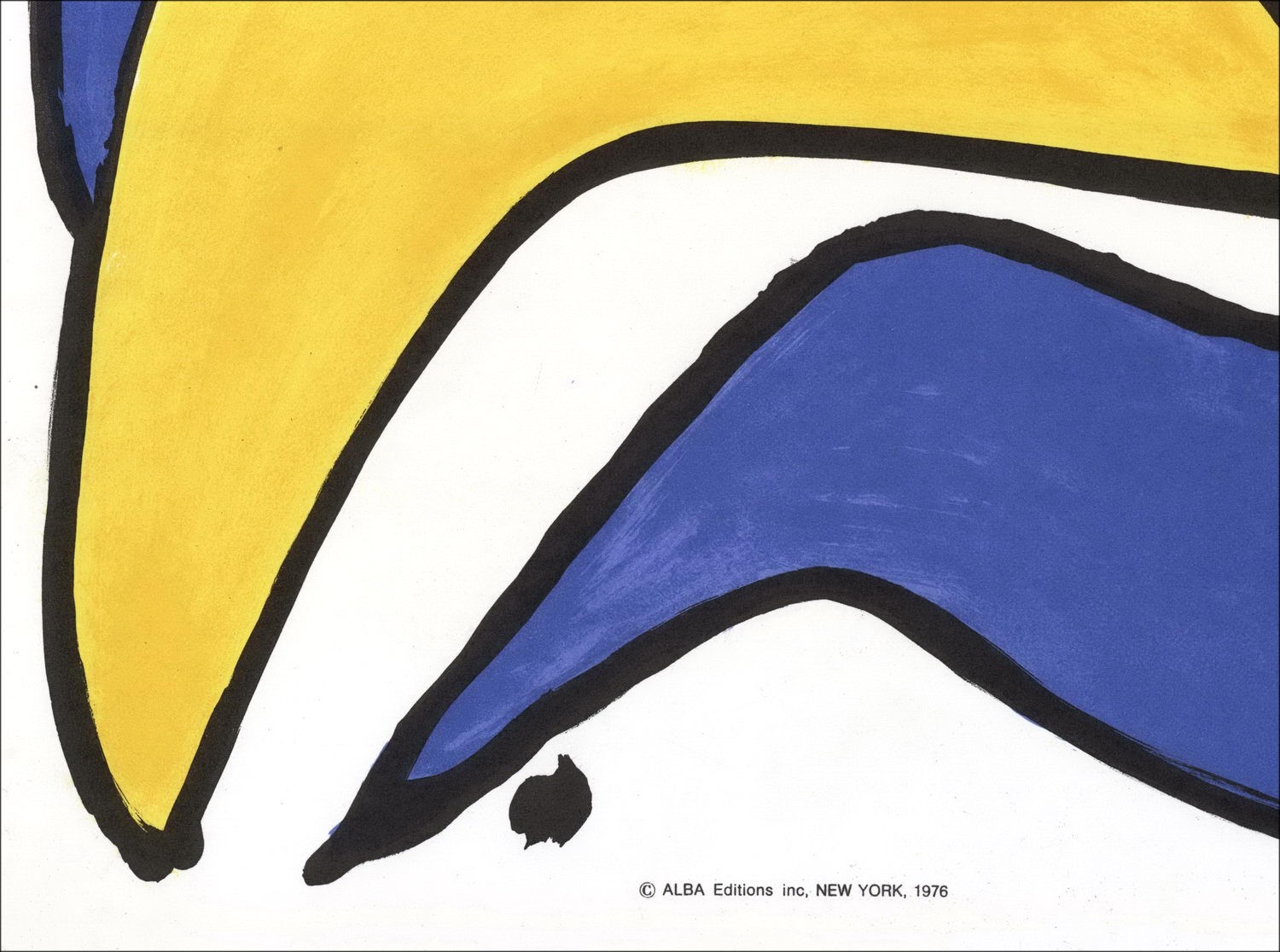 "Our Unfinished Revolution" by Alexander Calder 1976 - Original Lithograph