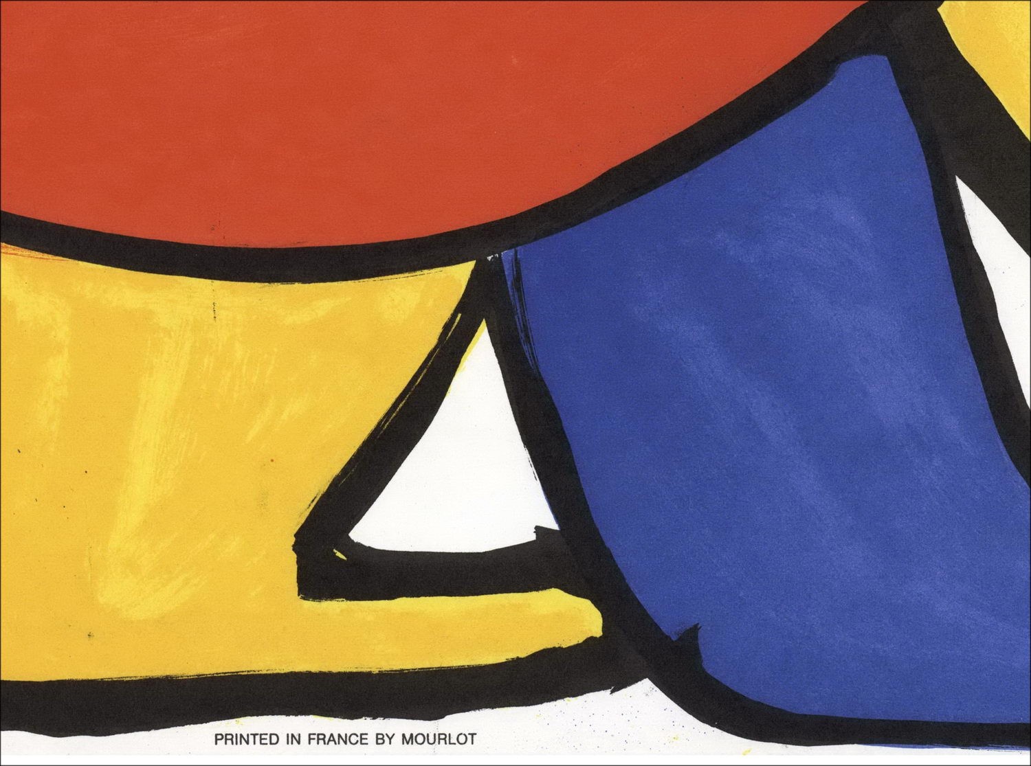 "Nuestra revolución inacabada" de Alexander Calder 1976 - Litografía 