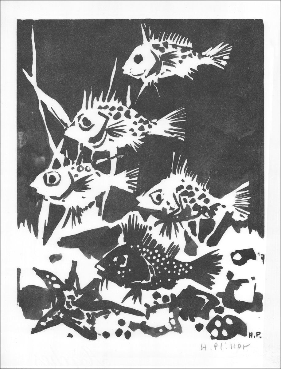 Henri Plisson - Litografia del 1963 di un formato 27x21cm firmato dall'artista