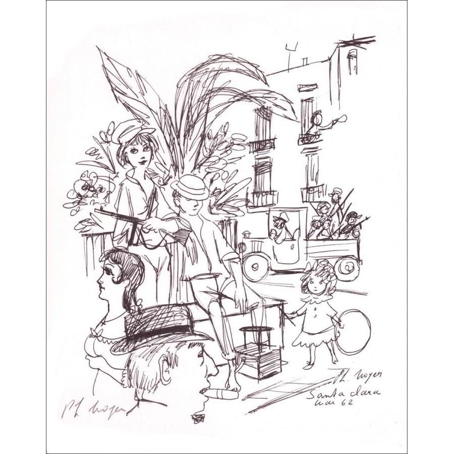 Philippe Noyer – Santa Clara (1962), lithographie