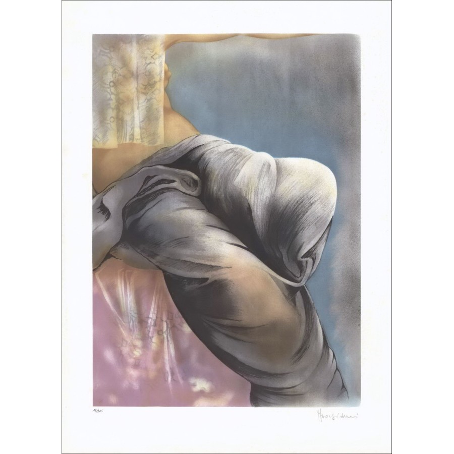 Woman - Original Lithograph numbered and signed in pencil by the artist - Budget range, small prize, decoration, work not c