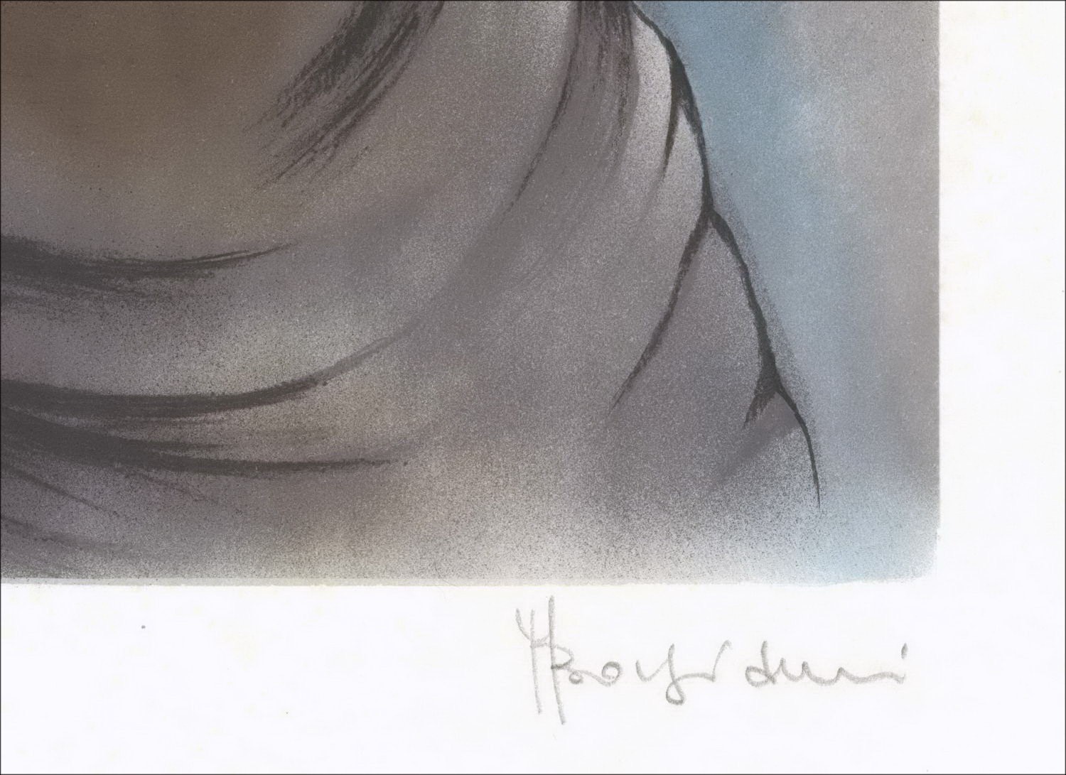 Woman - Original Lithograph numbered and signed in pencil by the artist - Budget range, small prize, decoration, work not c