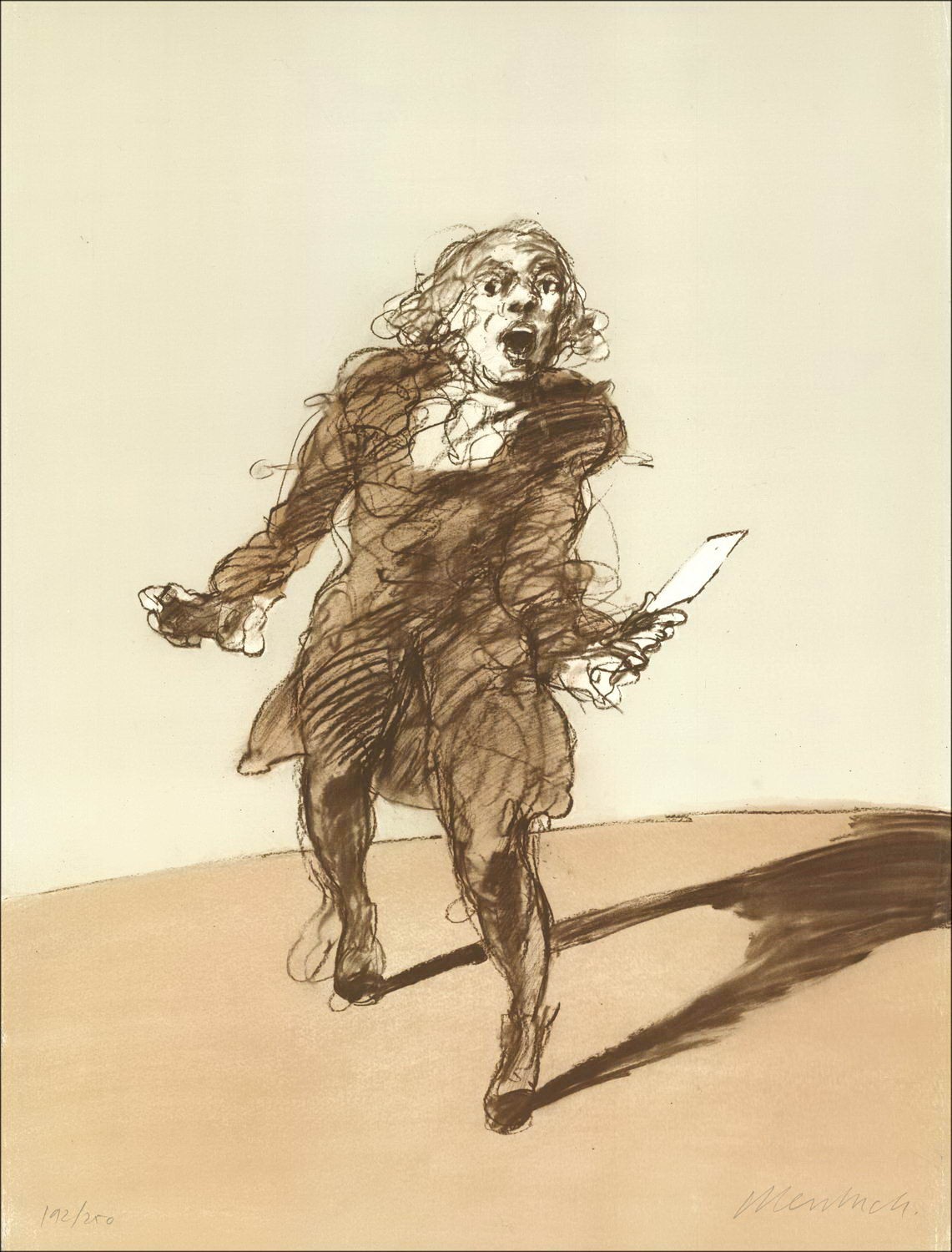Kaufen Original-Lithographie Claude Weisbuch Mein Herz Seufzer