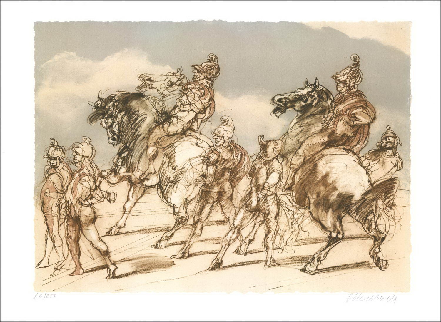 Buy Claude WEISBUCH Original Lithograph The Return of the Heroes
