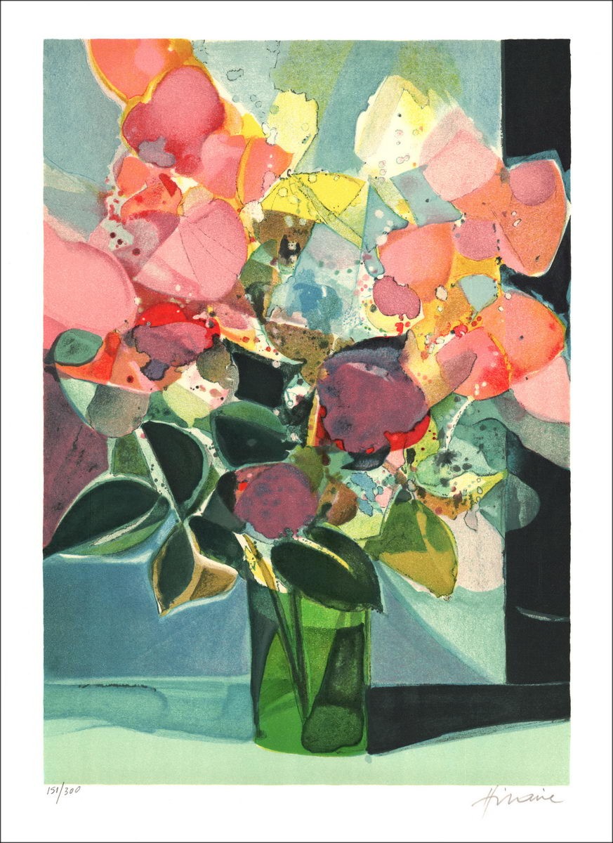 Buy Original Lithograph Camille HILAIRE Le Bouquet 01 