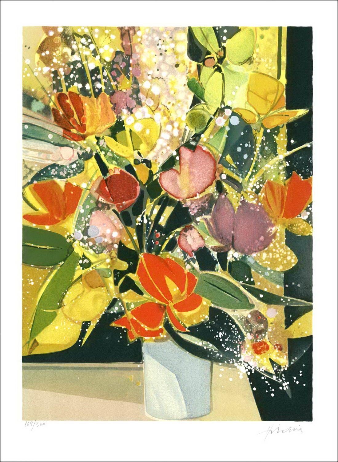 Buy Camille HILAIRE Le Bouquet 02 Original Lithograph